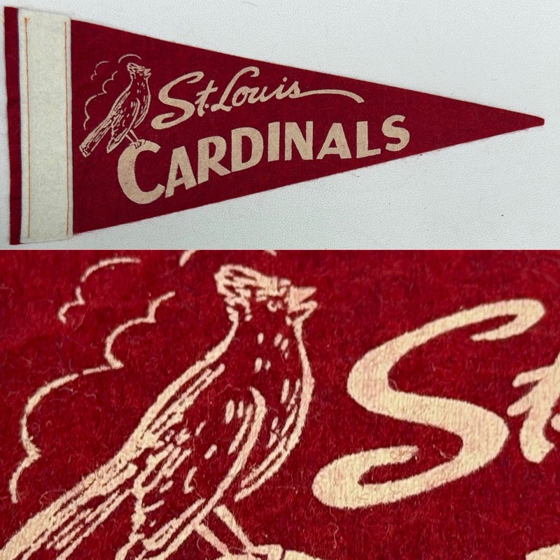 1960’s St Saint Louis Cardinals Mini Pennant Mlb Baseball 4x9 Inch Missouri