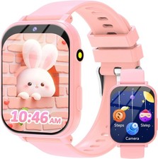 clleylise Montre connectée Enfant Garcon Fille- Smartwatch avec 18 Jeux