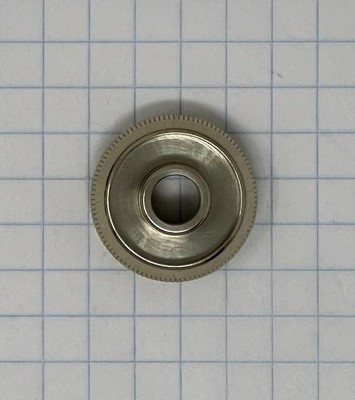 Bach, Cornet, Trumpet, & Trombone Top Valve Cap, Nickel Silver-Lacquered