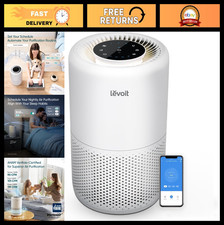 Air Purifier for Home & Pets, Smart Voice Control, HEPA Filter, Sleep Mode, Poll