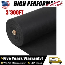 3ft x 300ft Geotextile Fabric 6 Oz Weed Barrier Landscape Drainage PP Non-woven