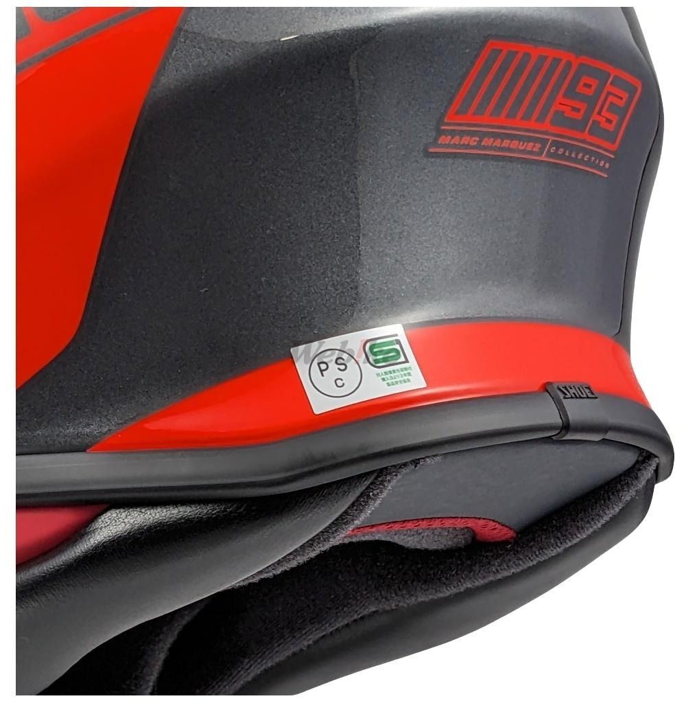 SHOEI Z-8 MM93 COLLECTION TRACK Sporty Full Face Helmet Size XXL