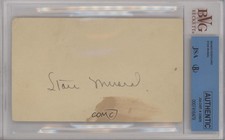JSA Certified Authenticated Stan Musial Encased by BVG Auto HOF 1q7