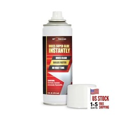  CA Glue Accelerator - Instantly Dries Super Glue (6 Ounce) 6 ounce
