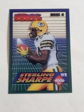 1994 Collectors Edge Sterling Sharpe #4 Boss Squad Green Bay Packers Legend/HoF