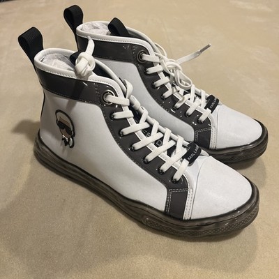 NWB Karl Lagerfeld Men's Paris Sneakers High Top LF0S8518 Size 10M