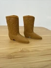 Vintage Mattel Barbie Ken Brown Cowboy Boots Western Taiwan Rubber Doll 1970's