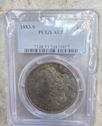 1883-S  MORGAN SILVER DOLLAR PCGS AU 53 ** VERY RARE COIN** Key Date