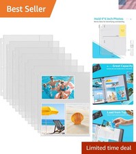 30 Clear Archival Photo Sleeves - Acid-Free Storage for 4x6 Photo Collections