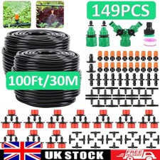 30M Hose Garden Irrigation System with Timer Plant Watering DIY Micro Drip Kits