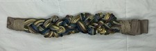 Vintage Statement Braided Belt Womens Waist 80s 90s Boho A1 