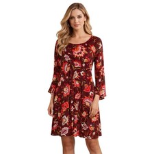 Old Navy Fit & Flare Floral Sundress Tie Back Size 16 Tall Cottagecore