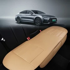 Car Back Seat Cover Breathable PU Leather Rear Seat Cushion Protector Universal