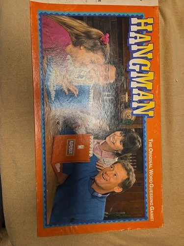 Vintage Hangman Board Game 1988 Milton Bradley  Game