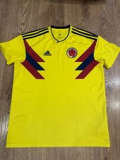COLOMBIA 2018 2019 HOME FOOTBALL SHIRT SOCCER JERSEY ADIDAS CW1526 SIZE XL MEN