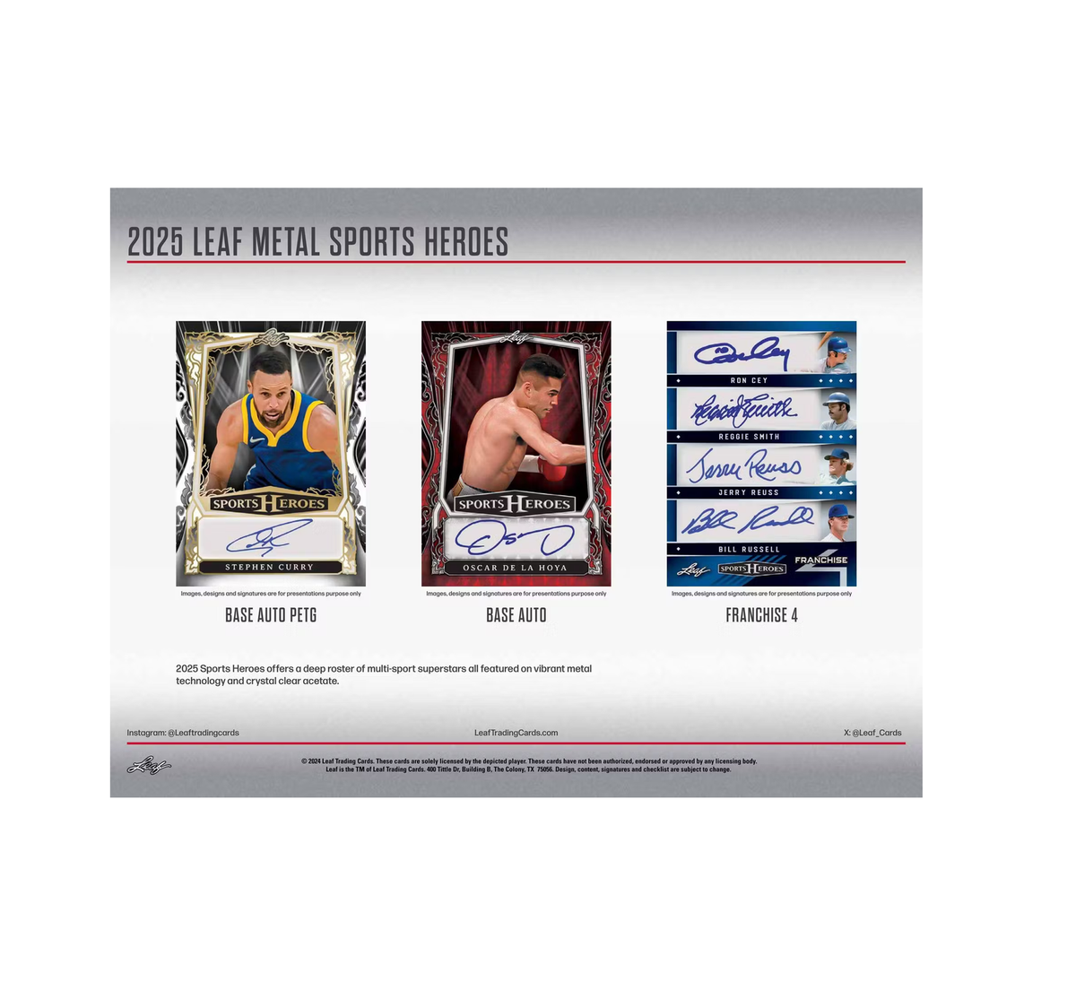 2025 Leaf Metal Sports Heroes Hobby Box for sale online | eBay