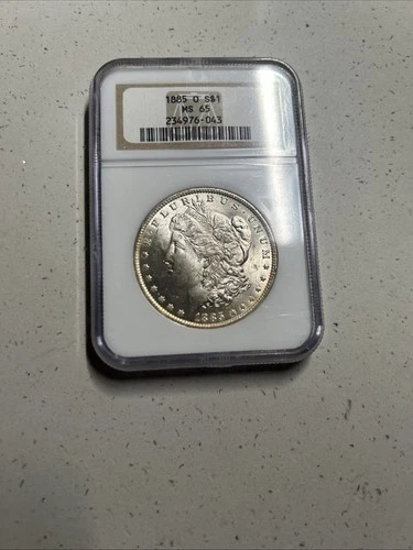 1885 0 NGC RATED MS65! Silver Uncirculated Morgan