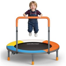 JOY SPOT Premium 3FT Foldable Trampoline for Ages 1-6, 36 Inch ASTM Certifie...