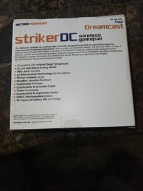 StrikerDC  Sega Dreamcast Wireless Retro Fighters Controller White Gamepad