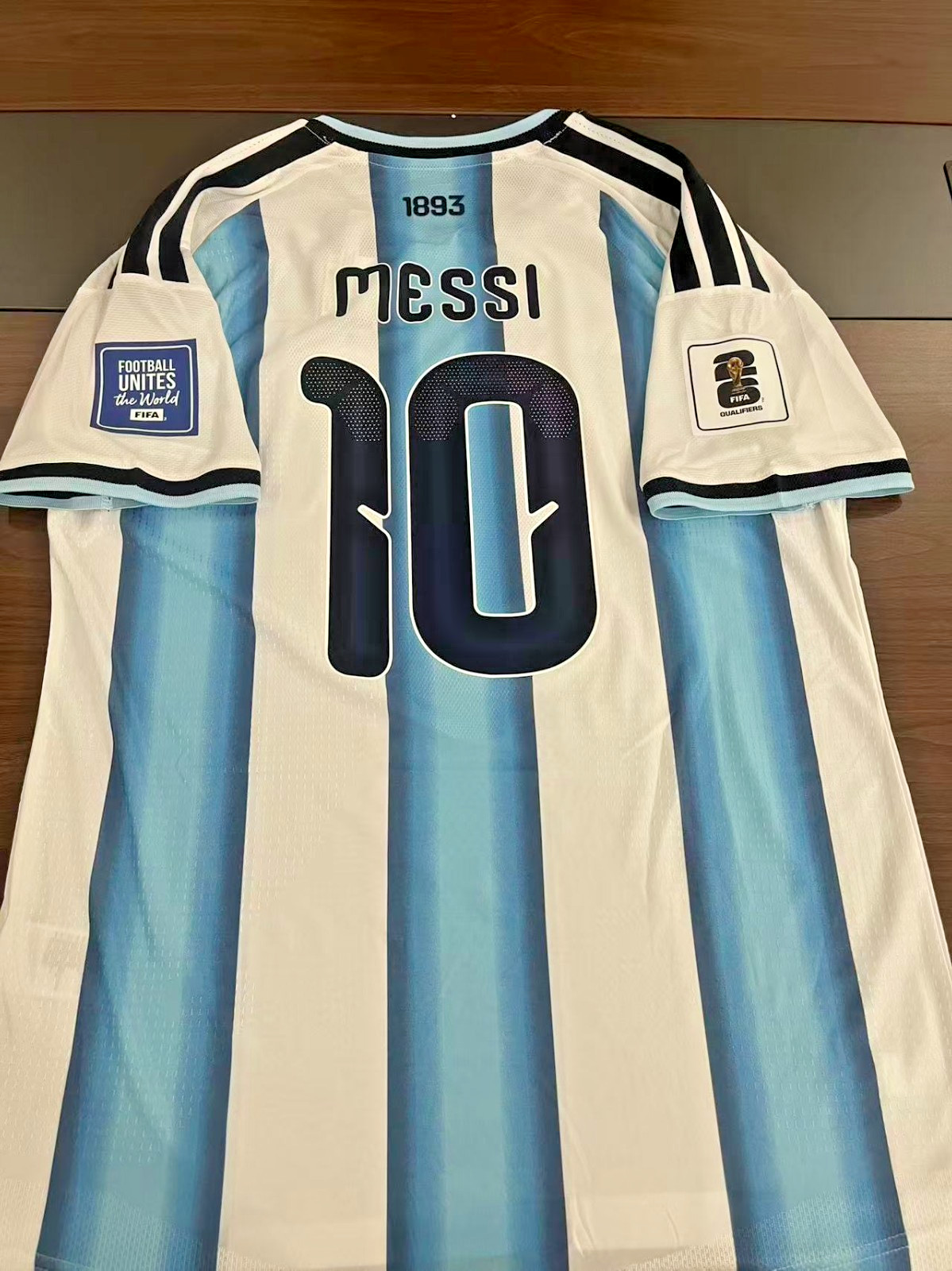 2026 Argentina Home Soocer Jersey player version Messi #10 Size L