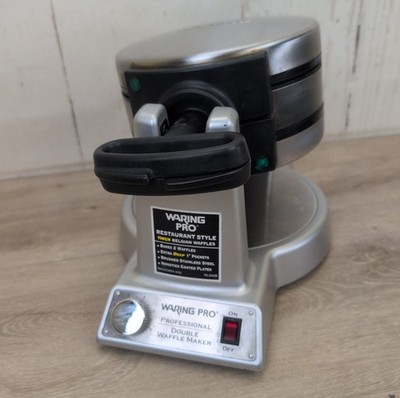 Waring Pro WMK600 Double Belgian Waffle Maker Professional Style Tested 