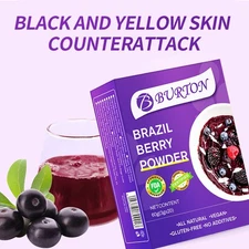 Antioxidant Dietary Supplement Acai Berry Powder Juice Brighten Skin 20 Sachets