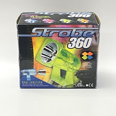 NEW Strobe 360 Flashing Light Dual Function Strobe Light BLUE 4 Diff Colors