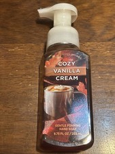 Bath  Body Works Cozy Vanilla Cream Deep Cleansing Hand Soap 8 fl oz NEW 
