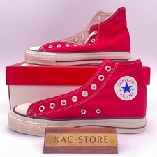 CONVERSE Canvas All Star J HI 31318870215 Classic Red Shoes Made in Japan oki09