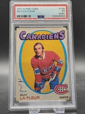 1971-72 O-PEE-CHEE OPC Guy Lafleur Rookie PSA 1
