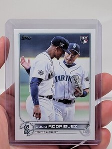 Julio Rodriguez 2022 Topps Update #US44 SSP Variation (with Julio Rodriguez 2022 Topps Update #US44 SSP Variation (with
