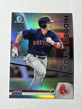 2020 Bowman Chrome Jarren Duran Hidden Finds Refractor Boston Red Sox