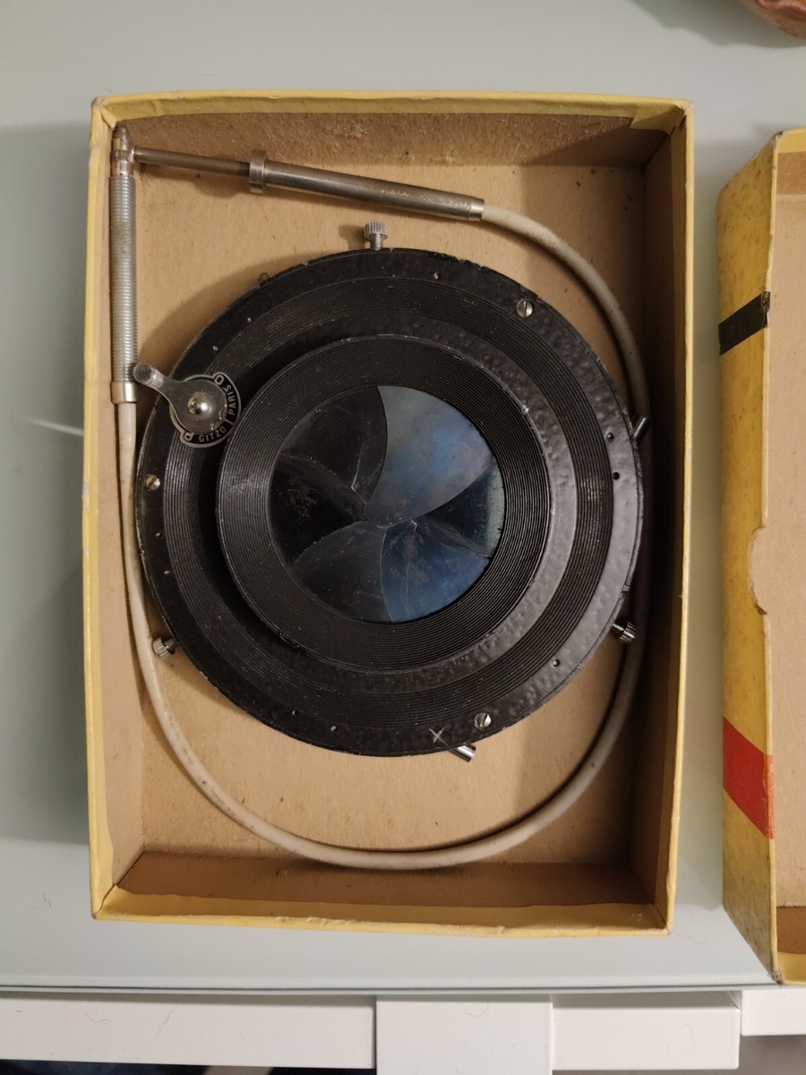 Obturateur Grand Format GITZO 71 Mm Pour Chambre 18x24, Photo Argentique