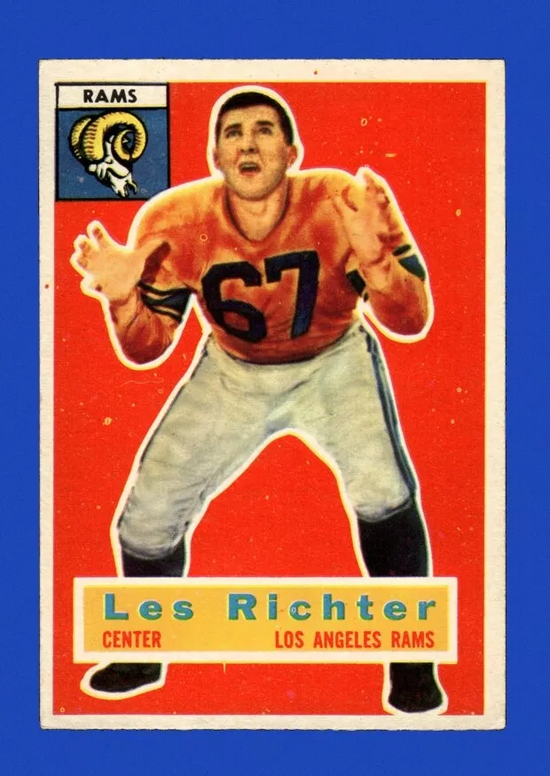 Les Richter trading card