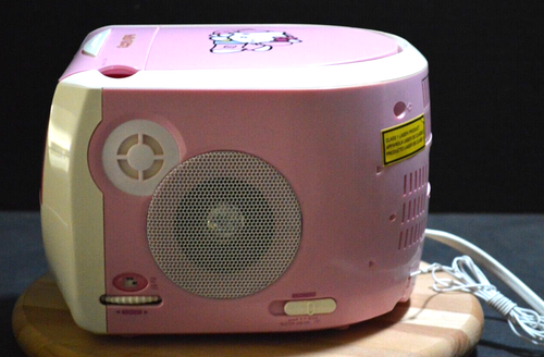 Hello Kitty AM FM Radio CD Player Alarm Clock 2009 Tested Works - Picture 3 of 14
