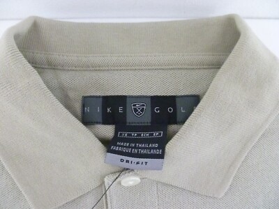 NEW Men's Nike Dri Fit Golf Polo-XS (167316) Tan | eBay