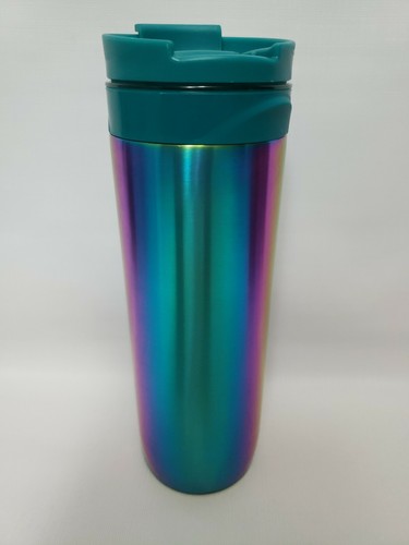 Davids Tea Holographic Iridescent Travel Mug Tumbler Unique Rare - Picture 2 of 8