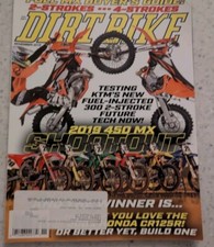 Dirt Bike Mag Nov 2018 Re-Do Honda CR125R Motocross Buyer's Guide Panaca NV Nat