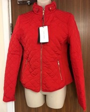 Zara Quilted Jacket - Red - Medium