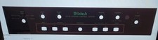 Original Mcintosh C712 Preamp Glass Faceplate