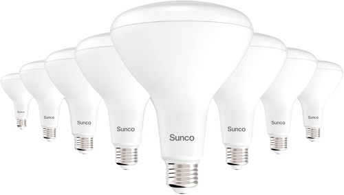 Sunco BR40 LED Indoor Flood Light Bulb Pack - 8 Dimmable, 1400 Lumen Brightness - Picture 3 of 9