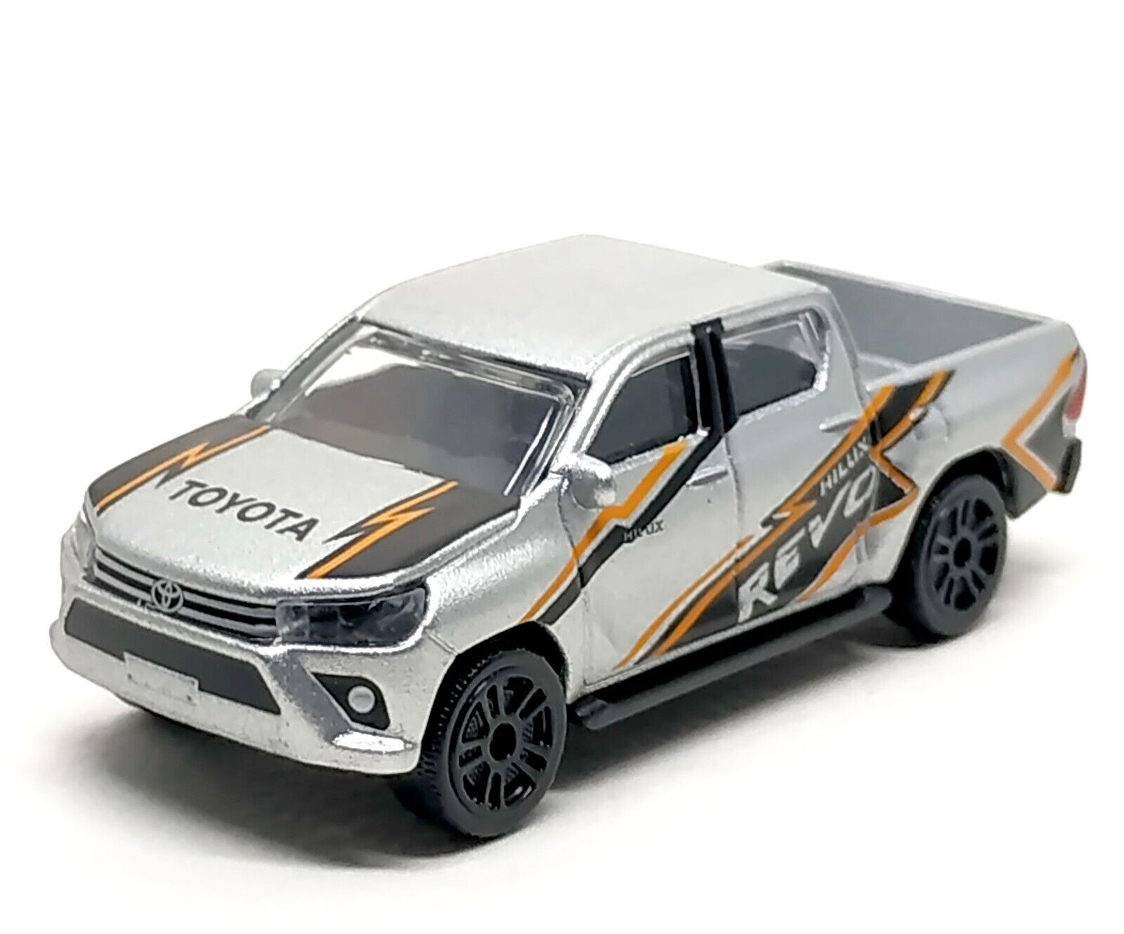 Majorette Toyota Hilux Revo Series 4 Silver 1:58 (3