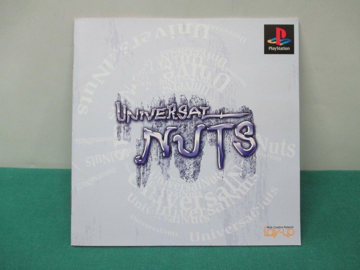PlayStation -- UNIVERSAL NUTS -- PS1. JAPAN GAME. Works