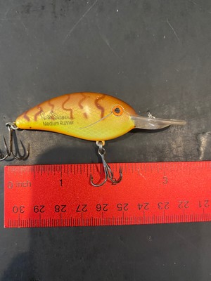 Vintage Bill Dance Signature Bomber Fat A , 2/3oz fishing lure #10903