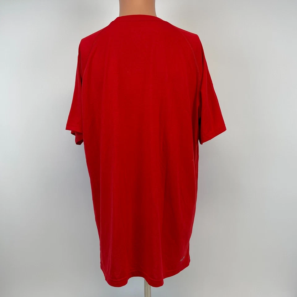 Adidas New England Revolution Performance Clima Lite T Shirt MLS Soccer Red XL - Image 3 of 4