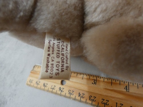 Vintage California Stofftiere Koala Plüschtier liegend liegend niedliche große Augen 7 Zoll - Bild 10 von 13