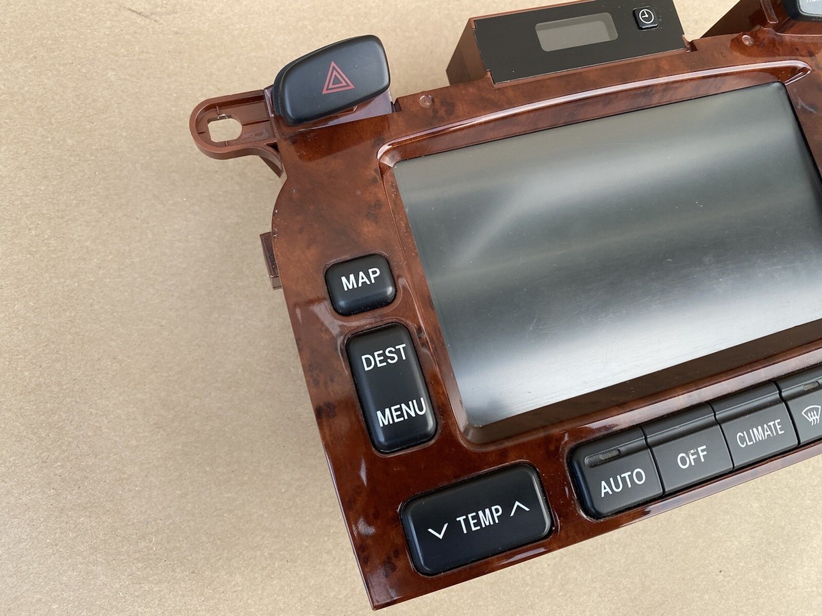2004-07 Toyota Highlander GPS Navigation Information Display