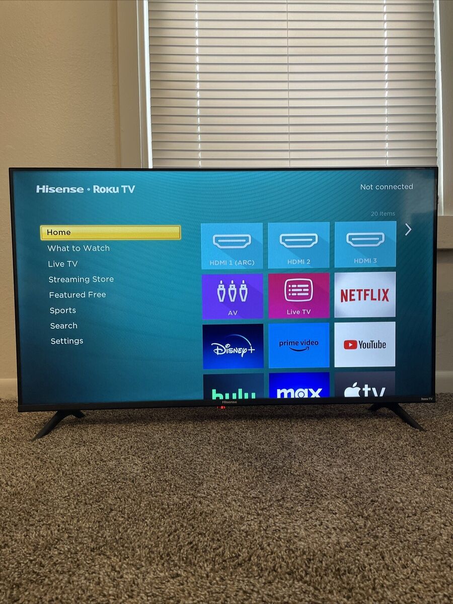 Hisense 40 inch 1080p Smart Roku TV 40H4030F3 | eBay Hisense 40 inch 1080p Smart Roku TV 40H4030F3 | eBay