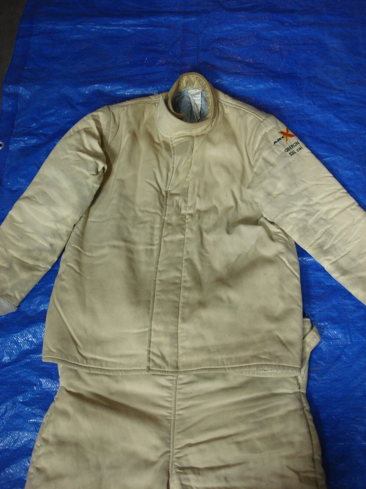 Oberon Arc X 100 Cal/cm² Flash Suit Medium Coat and Medium Bib Set #9 - product detail image 4