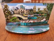 SAN ANTONIO, TEXAS RIVERWALK 4" X 2" REFRIGERATOR MAGNET! 